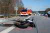 Schwere Unfälle auf der A4 bei Ohorn - Gaffer behindern den Verkehr: Motorradunfall sorgt für Stau - mehrere Unfälle im Gegenverkehr