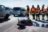 Schwere Unfälle auf der A4 bei Ohorn - Gaffer behindern den Verkehr: Motorradunfall sorgt für Stau - mehrere Unfälle im Gegenverkehr
