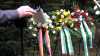 Gedenken an die Bombardierung Dresdens - Kranzniederlegungen auf dem Dresdner Nordfriedhof, Mitglieder der Staatsregierung und des Landtags gedenken mit Blumen und Kerzen an die tausenden Toten: Im Jahr 1945 hagelte es am 13. Februar Bomben auf Sachsens Landeshauptstadt, Dresden erwartet heute ein Großdemo-Tag