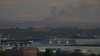Hamas feuert weiter Raketen auf Israel - das israelische Militär setzt den Bodenangriff fort: Blick von der Grenzstadt Aschkelon auf den Gazastreifen - große Rauchsäulen in der Luft: Frontlinie gut zu erkennen