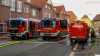 Großbrand in Neukirch-Lausitz: Villa in Flammen – Zwiebackfabrik konnte geschützt werden: 