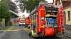 Großbrand in Neukirch-Lausitz: Villa in Flammen – Zwiebackfabrik konnte geschützt werden: 