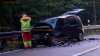 Frontalcrash auf der B170 bei Waldbärenburg: Vier Verletzte, Rettungshubschrauber im Einsatz