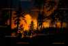 Flammeninferno auf 100 Hektar bei Waldbrand in Böhmischer Schweiz: Löschhubschrauber müssen Einsatz einstellen