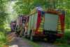 NEUE INFOS: Hitze begünstigte offenbar Traktor-Brand mitten im Wald! Bei Gluthitze von über 32 Grad: Forst-Traktor geht auf Waldlichtung plötzlich in Flammen auf - Feuerwehr versucht Übergreifen auf Wald zu verhindern: schweißtreibender Einsatz für die Kameraden - Hitzewarnung in der Region