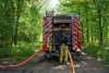 NEUE INFOS: Hitze begünstigte offenbar Traktor-Brand mitten im Wald! Bei Gluthitze von über 32 Grad: Forst-Traktor geht auf Waldlichtung plötzlich in Flammen auf - Feuerwehr versucht Übergreifen auf Wald zu verhindern: schweißtreibender Einsatz für die Kameraden - Hitzewarnung in der Region