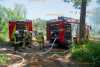 NEUE INFOS: Hitze begünstigte offenbar Traktor-Brand mitten im Wald! Bei Gluthitze von über 32 Grad: Forst-Traktor geht auf Waldlichtung plötzlich in Flammen auf - Feuerwehr versucht Übergreifen auf Wald zu verhindern: schweißtreibender Einsatz für die Kameraden - Hitzewarnung in der Region