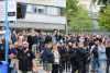 Nach tödlicher Messerstecherei am Rande von Stadtgebiet: Mehrere Demonstrationen in der Innenstadt: Polizei muss Demonstrationslager voneinander trennen