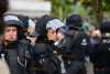 Nach tödlicher Messerstecherei am Rande von Stadtgebiet: Mehrere Demonstrationen in der Innenstadt: Polizei muss Demonstrationslager voneinander trennen