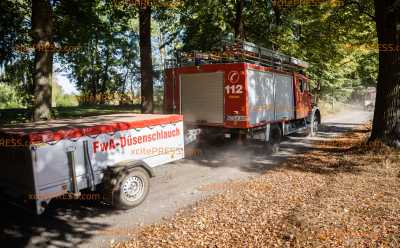 Spezialtechnik soll beim Kampf gegen Heide-Waldbrand helfen: Feuerwehr jetzt schon elf Tage im Dauereinsatz