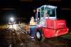 Feuerwehreinsätze nach Sturmtief "Fabienne" in Kamenz: Straße voller Schlamm und Baustelle überflutet