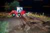 Feuerwehreinsätze nach Sturmtief "Fabienne" in Kamenz: Straße voller Schlamm und Baustelle überflutet