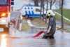 Tauwetter beschert der Feuerwehr erste Hochwassereinsätze: Schmelzwasser wird langsam zum Problem