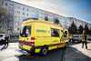 Brand in Kamenzer Wohnblock : Rettungsdienst muss mehrere Personen versorgen