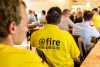 Waldbrandspezialisten beim "Firecamp" im Kreis Bautzen: Über 100 Feuerwehrleute werden hier ausgebildet