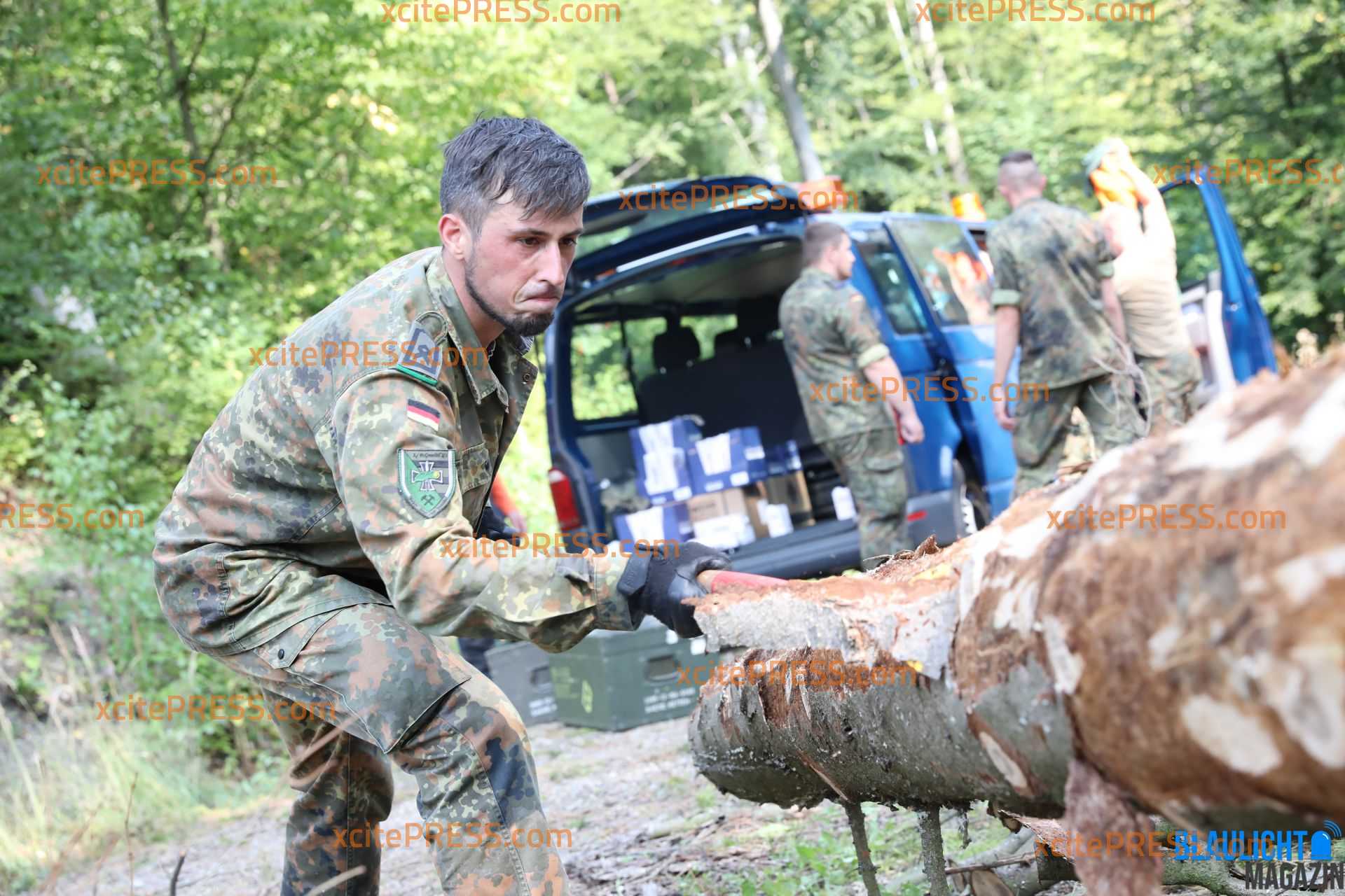 Bundeswehr gegen Borkenkäfer: Soldaten sollen bei Bekämpfung unterstützen: Sachsens Umweltminister Thomas Schmidt macht sich Bild von Einsatz