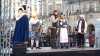XXL-Stollen fährt mit großem Festumzug durch sächsische Landeshauptstadt: Zehntausende Besucher bei traditionellem Stollenfest