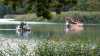 Suchmaßnahmen nach Badeunfall an Olbasee dauern an: Großaufgebot von Polizeitauchern 3 Wochen nach Verschwinden vom Schwimmer im Einsatz