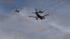  Abschiedsflug: Bundeswehr-Jets fliegen über Dresden: Zwei Tornado-Kampfjets begleiten mächtigen Airbus A310