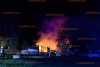 Schuppen gerät in Großerkmannsdorf in Brand: Gasflaschen erschweren die Löscharbeiten
