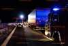 Panne kostet Autofahrer fast das Leben: Mann wurde von LKW auf Autobahn erfasst