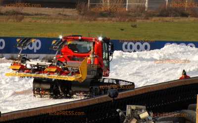Trotz Coronazeiten: Ski World Cup Vorbereitungen am Königsufer in Dresden laufen: Veranstaltung wird ohne (offizielle) Zuschauer stattfinden