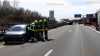 Skoda überschlägt sich nach Crash mit Opel auf Autobahn: Eine verletzte Person, Stau in Richtung Dresden