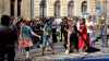 Corona-Maßnahmen-Kritiker „tanzen“ in Alaunpark: Weitere "Veranstaltung" an Lutherische