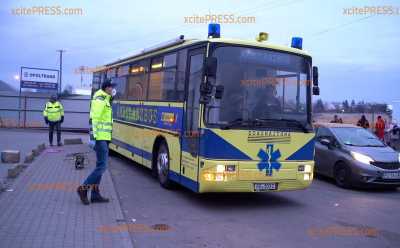 Deutsche Sanitäter an der ukrainischen Grenze: 