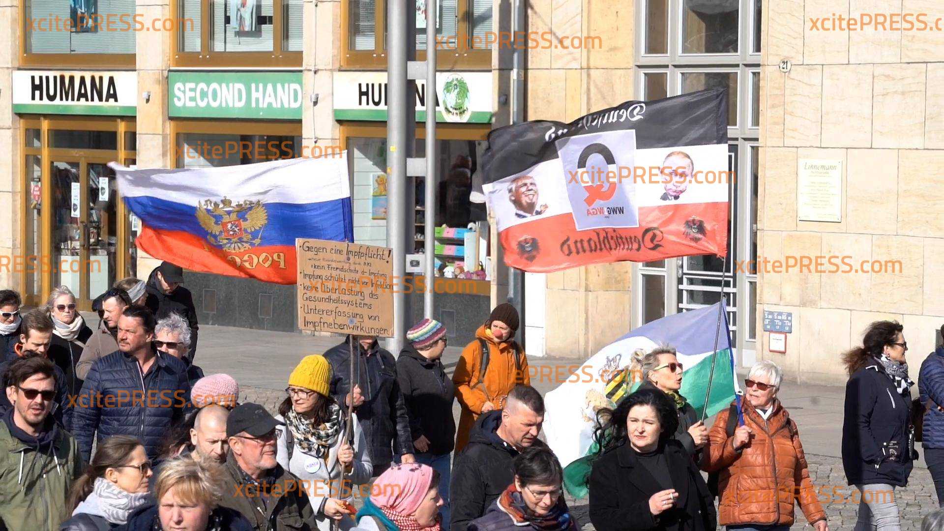 Querdenker haben zu Sächsischer Großdemo aufgerufen und verlangen 